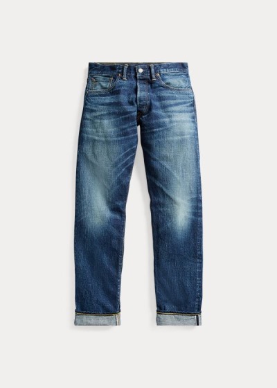 Ralph Lauren Low Straight Selvedge Jeans Herre Danmark (VRQPE3675)